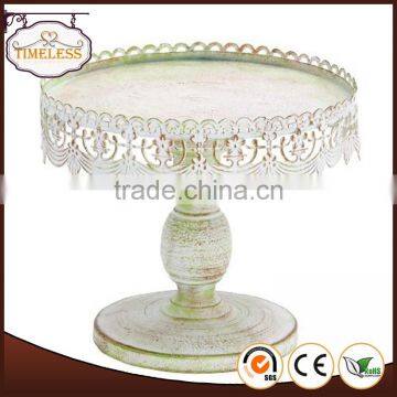 Wrought iron Traditional Style Decorative Cake Stand