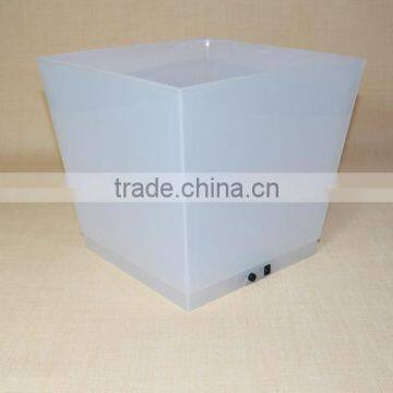 China Factory Logo Printed Custom Plastic Bar Ice Bucket photo-6