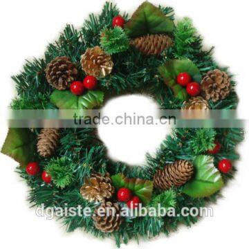 Hot Sale Chistmas Decoration Wreath Artificial Festival Party Ornament Garland photo-5