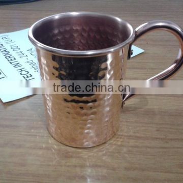 Copper Mugs for Beer,Hammered Copper Mugs,Pure Copper Mugs,Solid Copper Mugs,Copper Mugs Riveted Handles,Riveted Handle