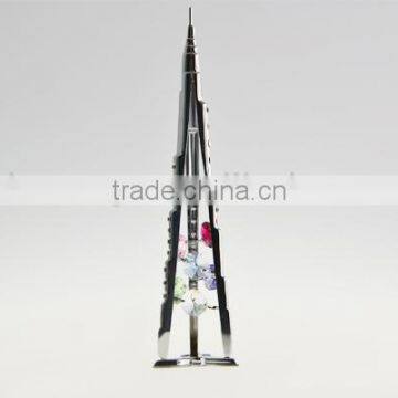 Chromed Plated Dubai Burj Khalifa Stand With Crystals From Swarovski photo-2