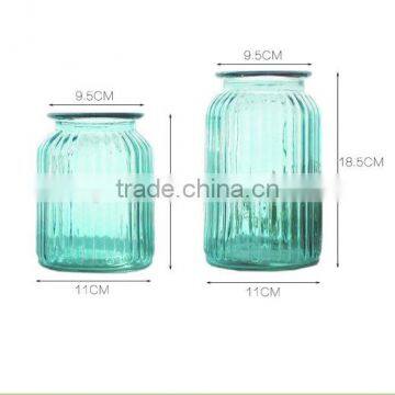 wedding decoration colored glass vase