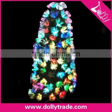 Party Decorative Bsci Artificial Flocked Christmas Trees with Led Lights