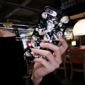 Luxury Crystal Diamond Cell Phone Back Cover Mobile Phone Cases for IPhone7/7Plus/6/6s/6plus/6splus Soft Shell Housing photo-3