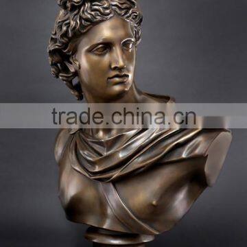 Bronze Davide head statue