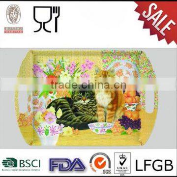 hot selling melamine serving tray,rectangular melamine tray