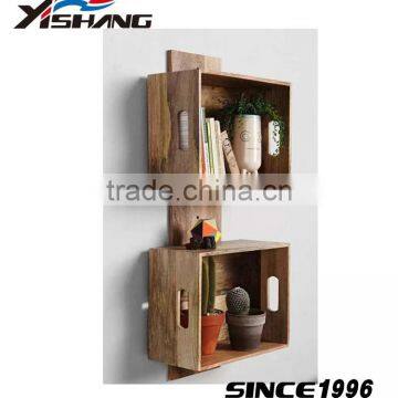 Cheap Price Wall Design Wooden Book Rack photo-2