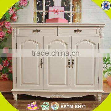 2017 New design wooden furniture cabinets white solid wooden furniture cabinets best design wooden furniture cabinets W08H063