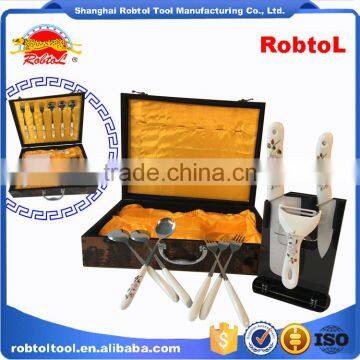 10 in 1 Set Kit Ceramic Chef Knife Kitchen Knives Damascus Japanese Butcher Dinnerware Cook Cutlery photo-5