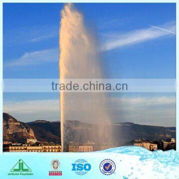 Large Outdoor Water Fountain, Built in Lake With Light and Music photo-3
