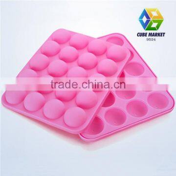 Silicone ball cake molds cute Lollipop mold make custom candy molds