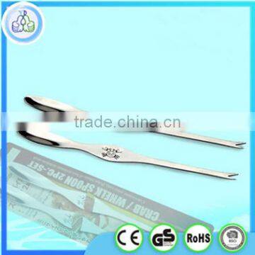 China new style metal seafood crab fork