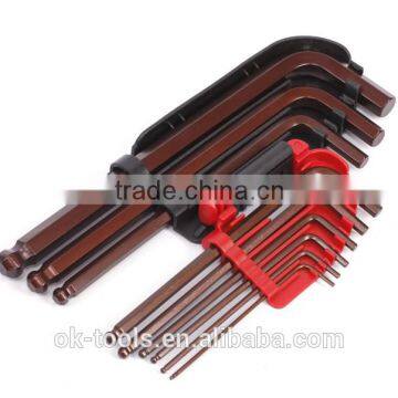 Ok-Tools 9pcs Ball Point Long Hex Key Set Metric photo-2