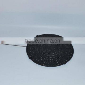Cooking Tools CK-KT477 Silicone Splatter Screen With Stainless Steel Handle Filter Screens for Oil Net photo-3