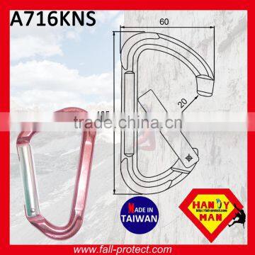 23KN Taiwan Rock Mountaineer Aluminum Carabiner For Rescue photo-4