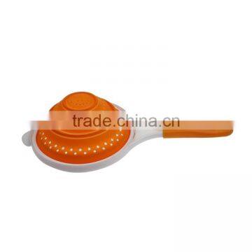 Multi-purpose Silicone Collapsible Colander , Drain Strainer , Folding Strainer photo-3