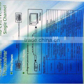 1 Channel Passive HD-CVI/AHD UTP Video Balun, Video Transceiver, Twisted Pair Transmitter photo-4