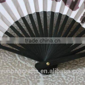 Personalized Cloth Folding Fans With Bamboo Ribs photo-4
