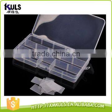 Transparent Rectangle Removable Plastic Jewelry Box Plastic Medicine Box photo-3
