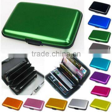 Hot sale promotional Waterproof Aluminum Business Card Holder and Wallet