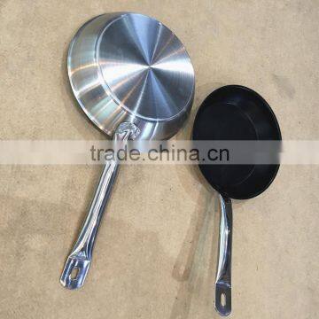 Factory Wholesale Custom Stainless Steel Non Stick Non-stick Oild Free Frying Pan for Pancake photo-3
