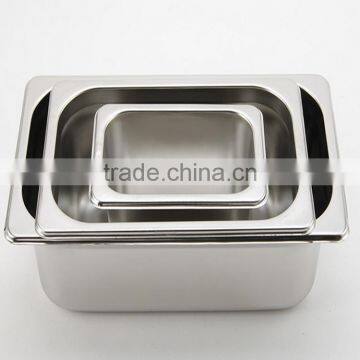 Stainless Steel Regular Food Container 1/2Gn Pan Resturant Equipment Gn Container Catering Food and Ice Cream Pan