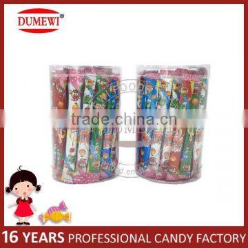Fruit Flavor Sour Chewy Milk Candy PVC Jar Package photo-5