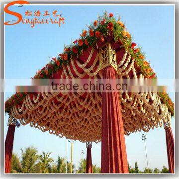 2015 Factory Wholesale Fake Indian Decorations Wedding Flower Backdrop for Sale photo-2