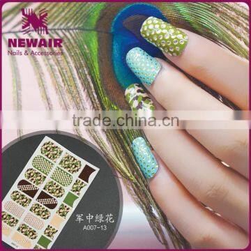 New Air Nail Art Stickers Foils Non-toxic Nail Wraps Care