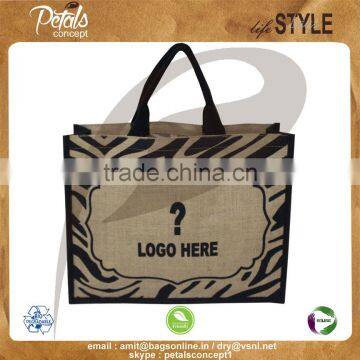 Jute wholesale bags - PP Laminated Jute from Petals Concept - promoted at alibaba - made in india