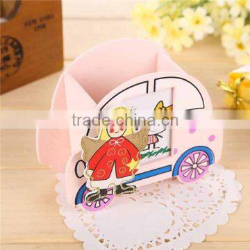 Christmas Car Small Gift Wholesale Wood Pencil Holder photo-3