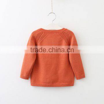 Cable Knit Baby Girls Cardigan Knitted Design Sweater photo-2