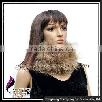 CX-E-06 Fashion Accessories Snood Raccoon Fur Stretch Hair Headband photo-5