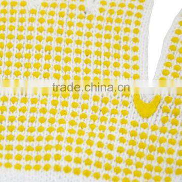 10gauge White Industrial PVC Dotted Cotton Hand Gloves photo-5