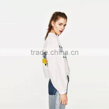 Maxnegio Embroidery Blouse Women Clothing Summer 2017 photo-3