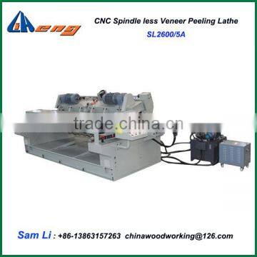 High speed wood veneer peeling lathe , SL2600/5A