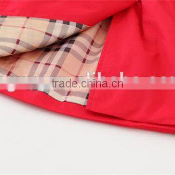 MGOO New Arrival Stock Three Colors Korea Design Children Trench Coat Girl Winter Fashion Outwear photo-5