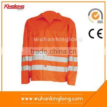 2016 Whole Custom -made Welding Mens Two Chest Pocket Work Jacket