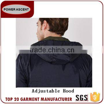 Men'S Hoody Reversible Quilting Padded Jacket With Adjustable Hem photo-6