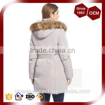 China Factory Supplier Customized Good Quality Women Long Padding Jacket photo-3