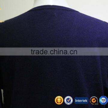 Mens Navy Blue V Neck Thick Intarsia Cardigan Sweaters photo-5