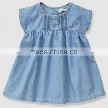 100 % Cotton, Tencill Danim 6 Oz, Children Girls Dress