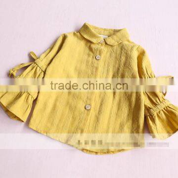 1-5 Years Wholesale 2017 New Autumn Cotton Full Sleeves Kids Girls Blouse photo-4