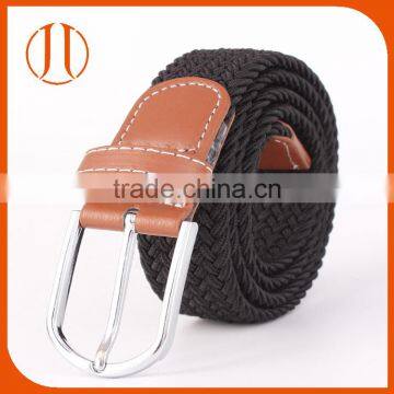 Black Cotton Pin buckle webbing weaving fabric strap belt