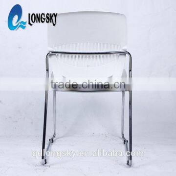 LS-4025 New Design Modern Plastic Office Chair Staff Chair Meeting Stacking Visitor Chair photo-5