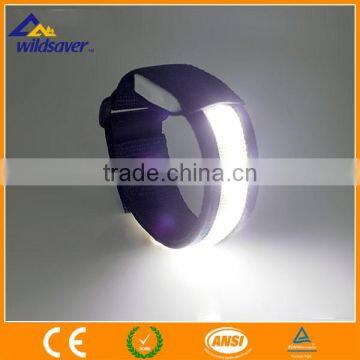 Velcro Custom Fabric Nylon LED Wristband photo-3