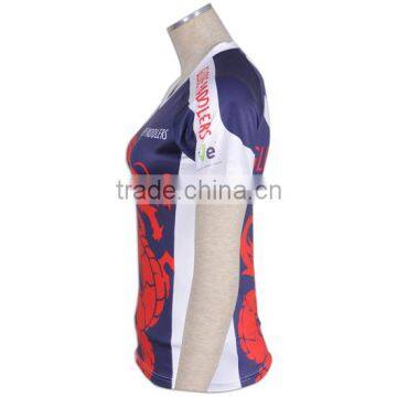 BSCI/ISO9001 Factory Dry Fit Breathable Fabric Italy Sublimation Ink Hotsale Cheap Sublimated Sportswear photo-4