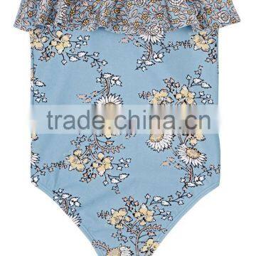 Lovely Children Custom Little Girls One-Piece Swimsuit Cute Young Girl Modeling Bikini Kids Swimwear photo-2