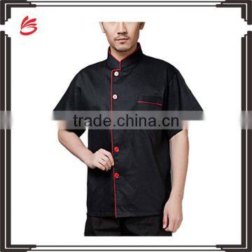 Custom Top Quality 100% Cotton Short Sleeves Chef Uniform Hot Selling