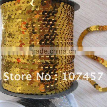 Line Chain Sequin PET Sequins Chain Roll Line Sequin Roll photo-5